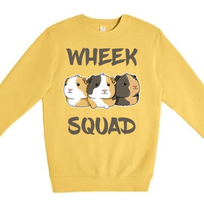 Wheek Squad Guinea Pig Premium Crewneck Sweatshirt