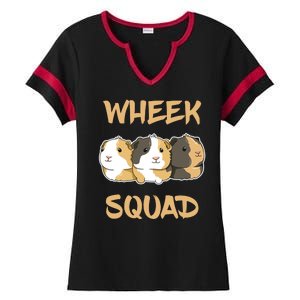 Wheek Squad Guinea Pig Ladies Halftime Notch Neck Tee