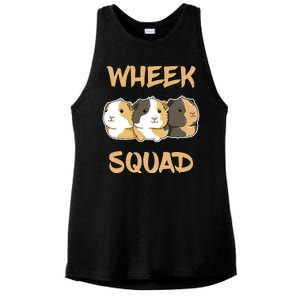 Wheek Squad Guinea Pig Ladies PosiCharge Tri-Blend Wicking Tank