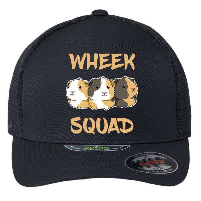 Wheek Squad Guinea Pig Flexfit Unipanel Trucker Cap