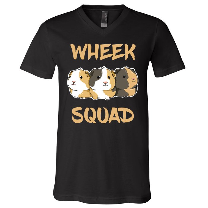 Wheek Squad Guinea Pig V-Neck T-Shirt