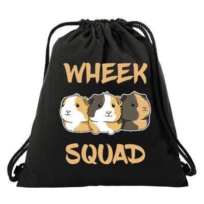 Wheek Squad Guinea Pig Drawstring Bag