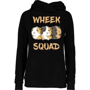 Wheek Squad Guinea Pig Womens Funnel Neck Pullover Hood