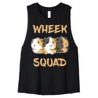 Wheek Squad Guinea Pig Women's Racerback Cropped Tank