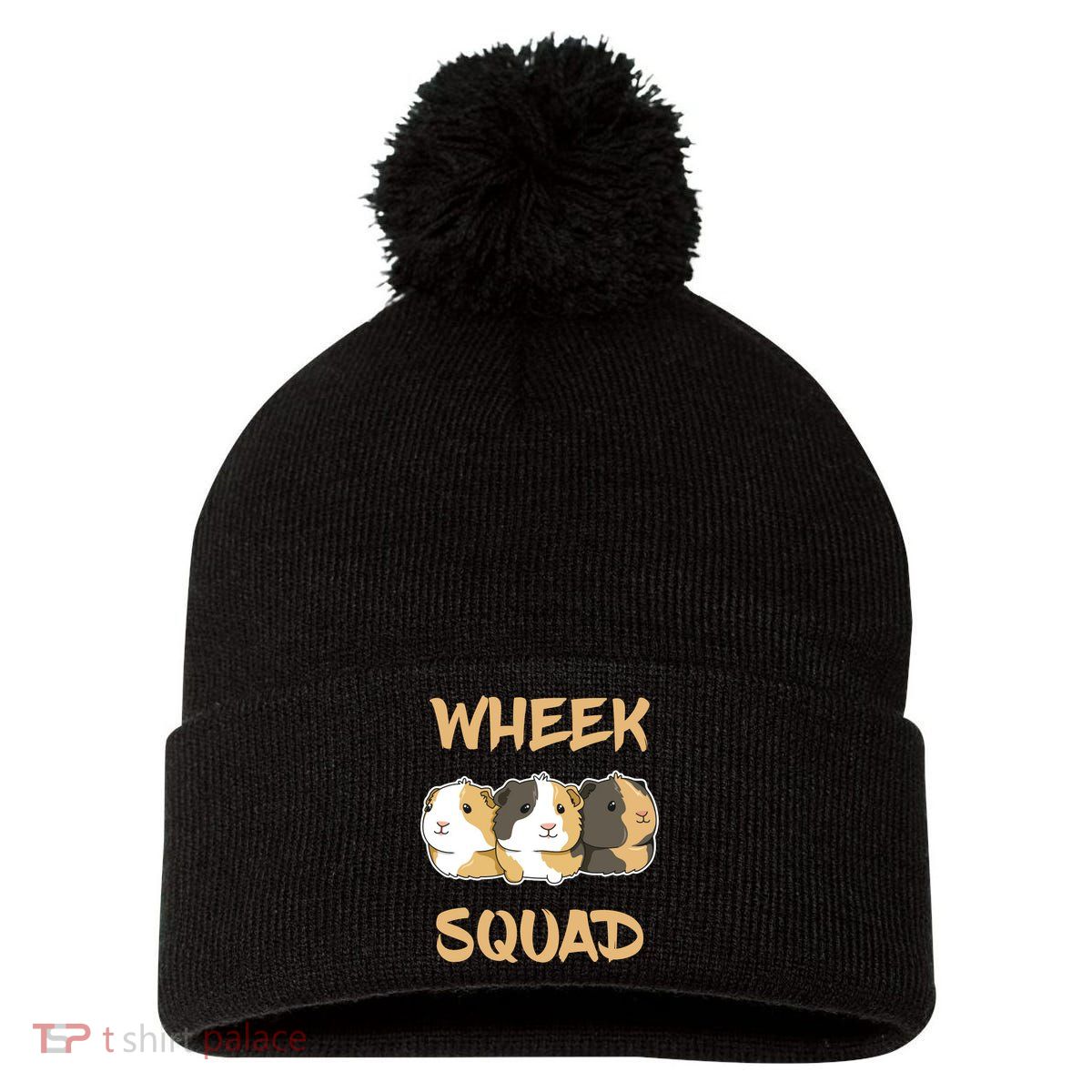 Wheek Squad Guinea Pig Pom Pom 12in Knit Beanie