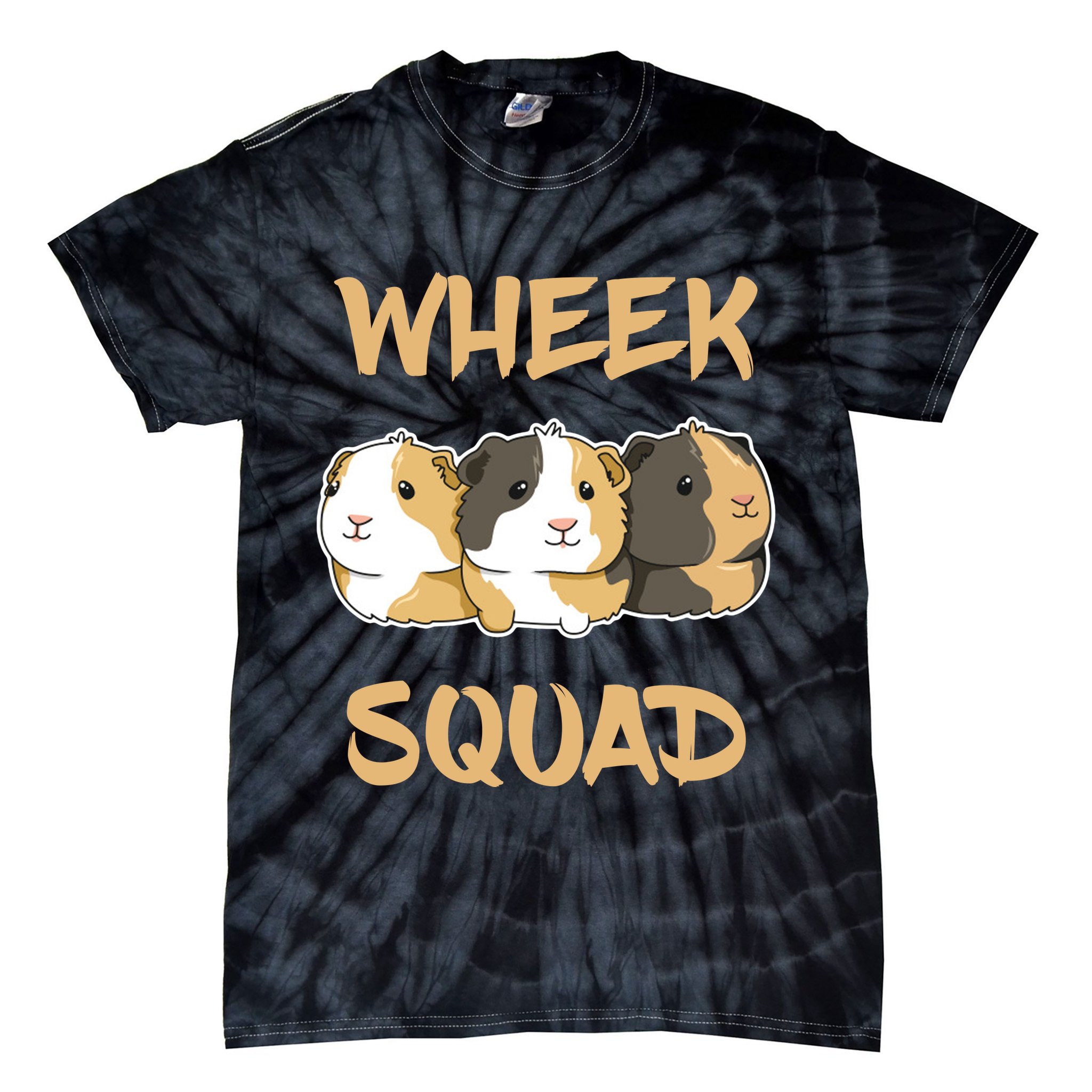 Wheek Squad Guinea Pig Tie-Dye T-Shirt