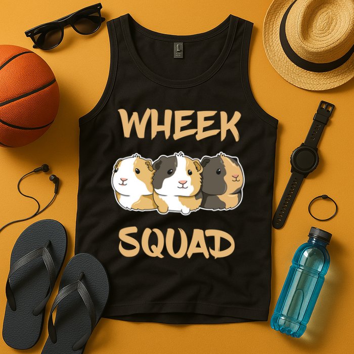 Wheek Squad Guinea Pig Tank Top