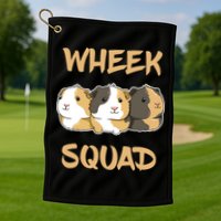 Wheek Squad Guinea Pig Golf Towel