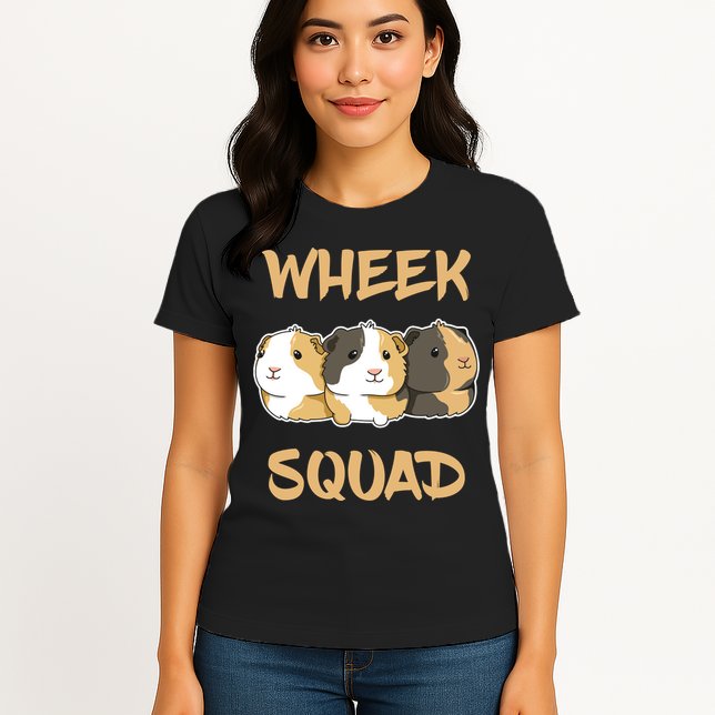 Wheek Squad Guinea Pig Womens T-Shirt