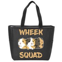 Wheek Squad Guinea Pig Zip Tote Bag