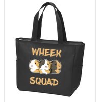 Wheek Squad Guinea Pig Zip Tote Bag