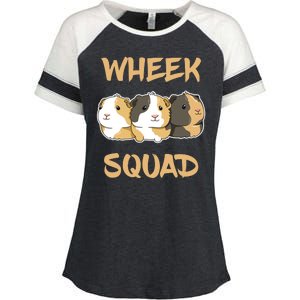 Wheek Squad Guinea Pig Enza Ladies Jersey Colorblock Tee