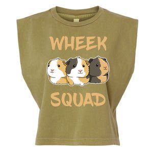 Wheek Squad Guinea Pig Garment-Dyed Women's Muscle Tee