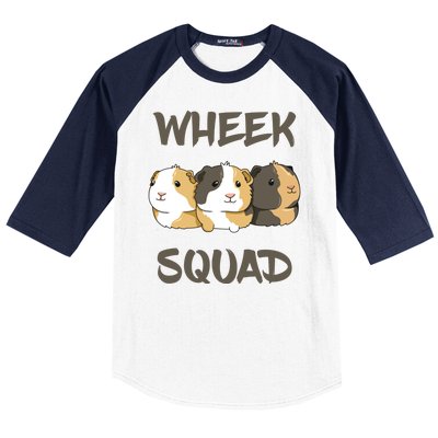 Wheek Squad Guinea Pig Baseball Sleeve Shirt