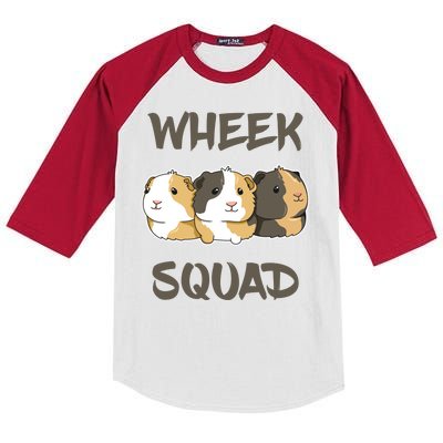 Wheek Squad Guinea Pig Kids Colorblock Raglan Jersey