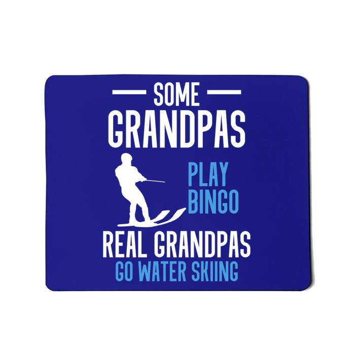 Water Ski Grandpa Skiing Waterski Waterskiing Holiday Waves Great Gift Mousepad