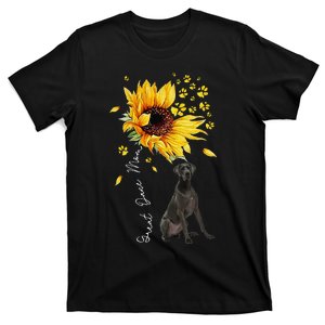 Wo Sunflower Great Dane Mom Dog Lover T-Shirt