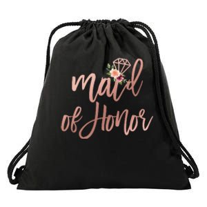 Wedding Shower Gift for Sister from Bride Maid of Honor Drawstring Bag