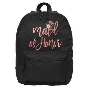 Wedding Shower Gift for Sister from Bride Maid of Honor 16 in Basic Backpack