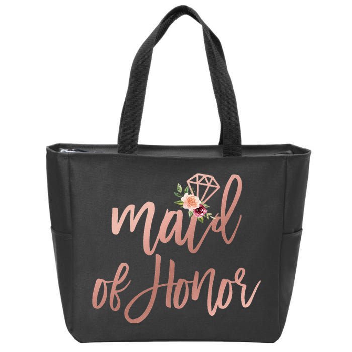 Wedding Shower Gift for Sister from Bride Maid of Honor Zip Tote Bag