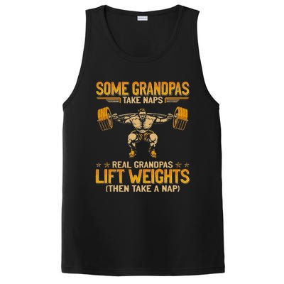 Weightlifting Some Grandpas Take Naps Real Grandpas PosiCharge Competitor Tank