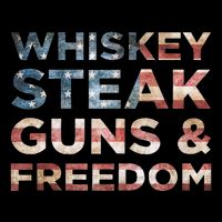 Whiskey Steak Guns And Freedom Patriotic US Flag 4th Of July Backpack