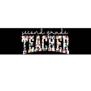 Wildflowers Second Grade Teacher Back To School 2nd Grade Bumper Sticker