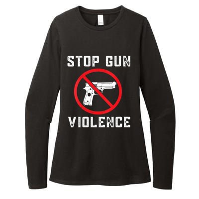 Womens Stop Gun Violence , End Gun Violence Womens CVC Long Sleeve Shirt