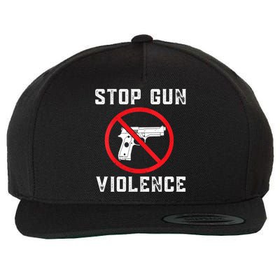 Womens Stop Gun Violence , End Gun Violence Wool Snapback Cap