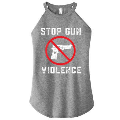 Womens Stop Gun Violence , End Gun Violence Women's Perfect Tri Rocker Tank