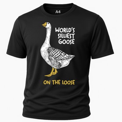 World's Silliest Goose On The Loose Performance Shirt