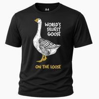 World's Silliest Goose On The Loose Cooling Performance Crew T-Shirt