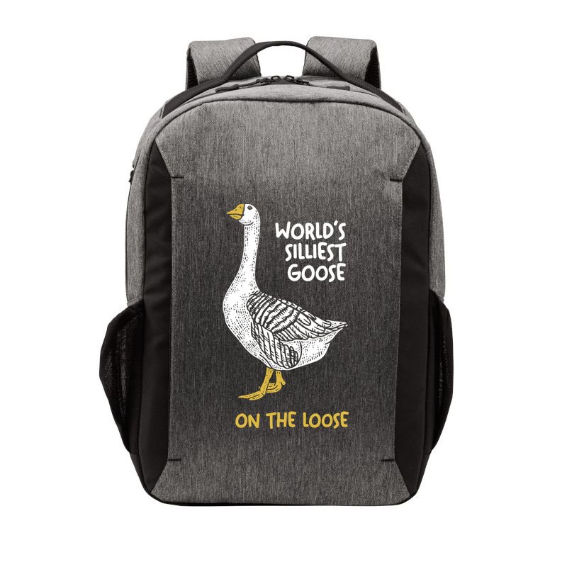 World's Silliest Goose On The Loose Vector Backpack