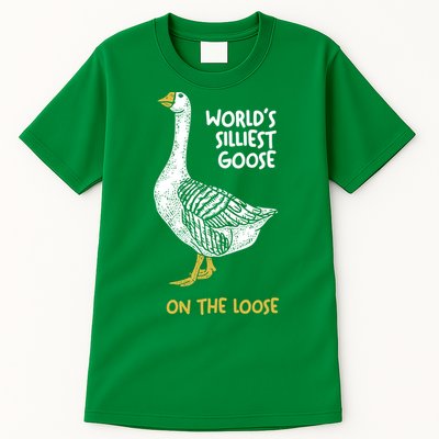 World's Silliest Goose On The Loose Tall T-Shirt