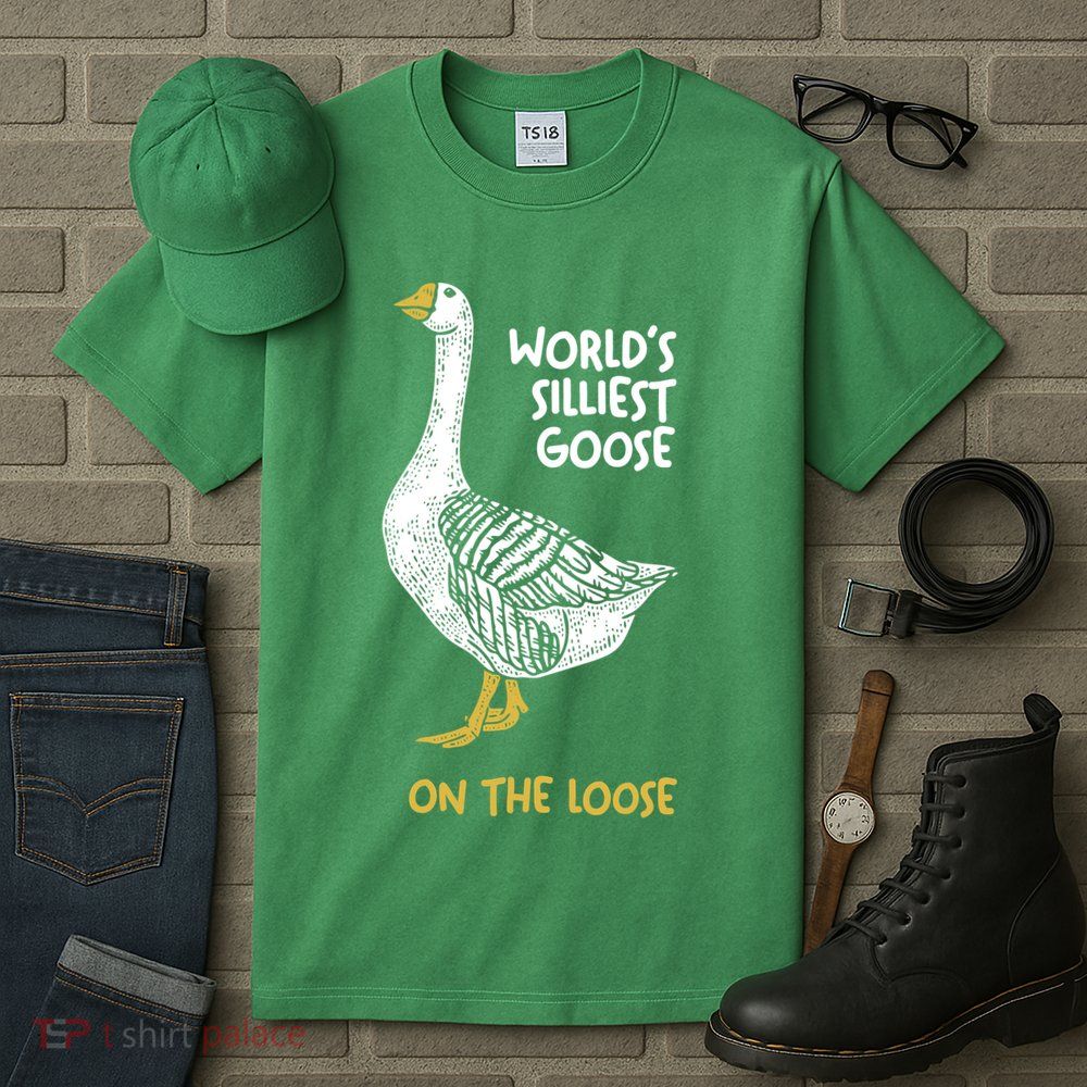 World's Silliest Goose On The Loose Tall T-Shirt