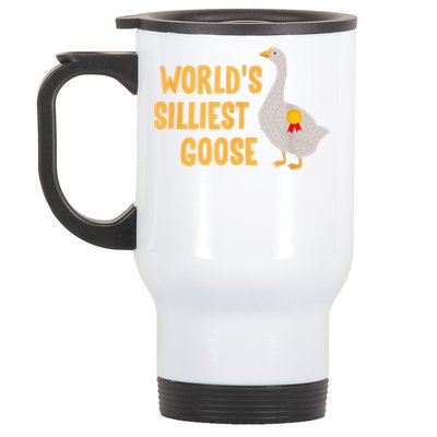 WorldS Silliest Goose Stainless Steel Travel Mug