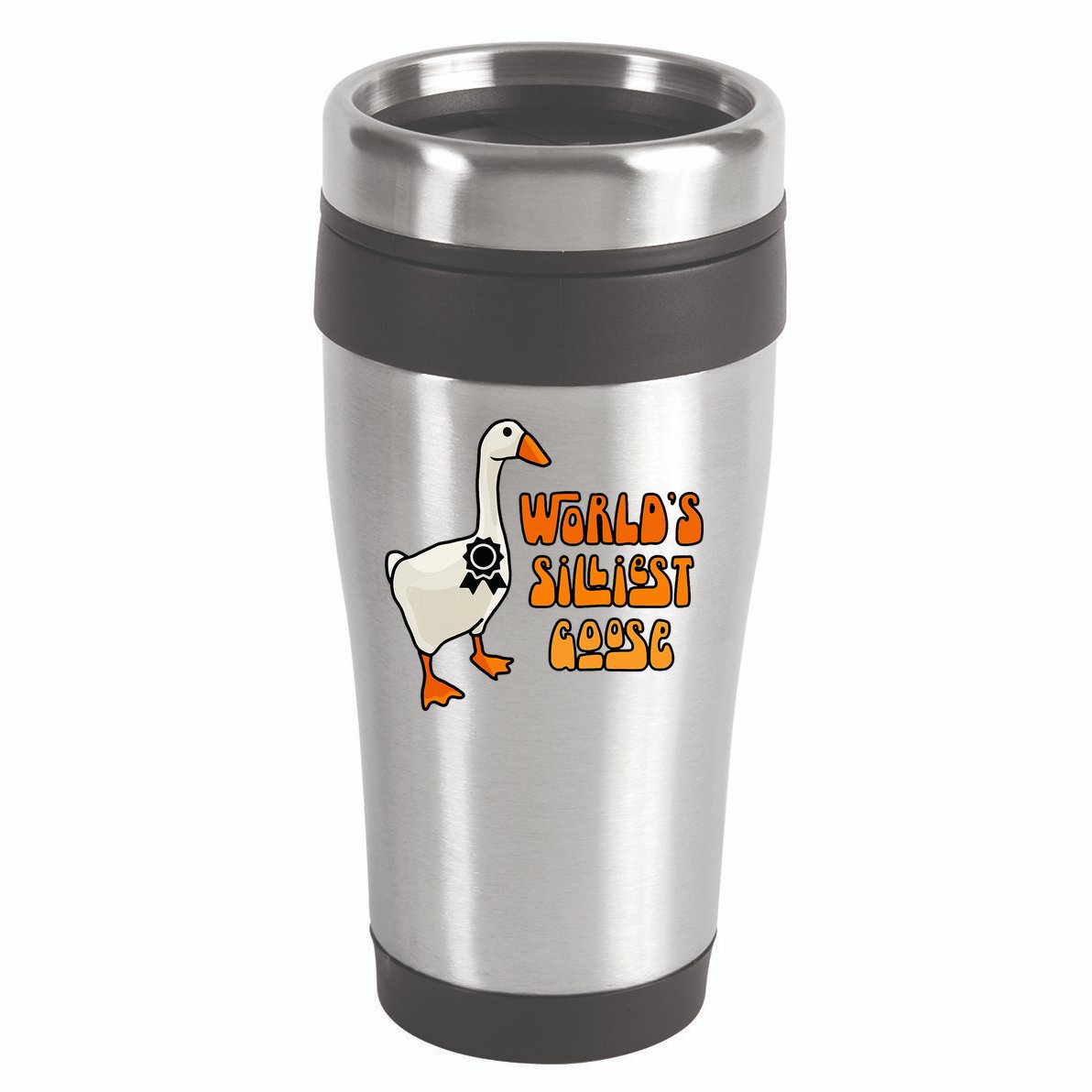 WorldS Silliest Goose 16oz Travel Tumbler