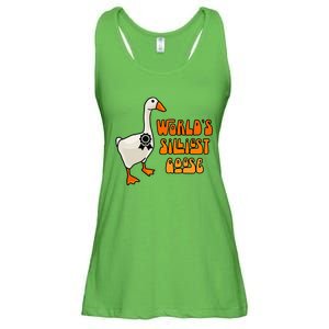 WorldS Silliest Goose Ladies Essential Flowy Tank