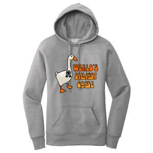 WorldS Silliest Goose Women's Pullover Hoodie