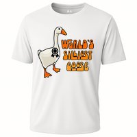 WorldS Silliest Goose Cooling Performance Crew T-Shirt