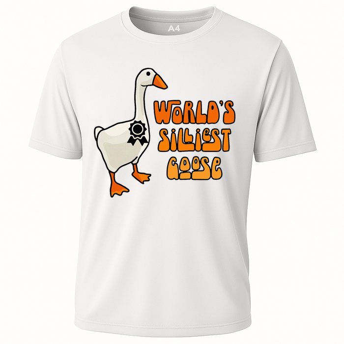 WorldS Silliest Goose Cooling Performance Crew T-Shirt