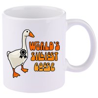 WorldS Silliest Goose 11oz C Handle Ceramic Mug