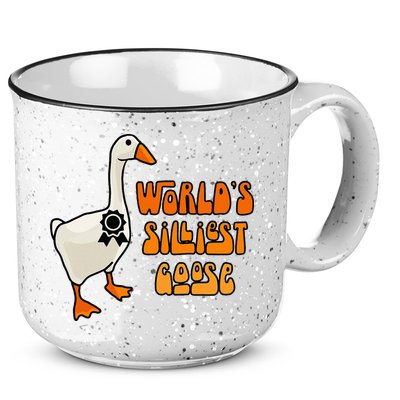 WorldS Silliest Goose 15oz Campfire Ceramic Mug