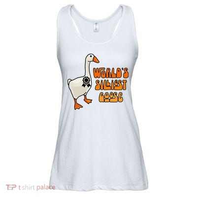 WorldS Silliest Goose Ladies Essential Flowy Tank