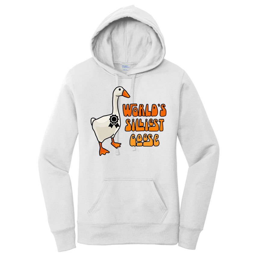 WorldS Silliest Goose Women's Pullover Hoodie