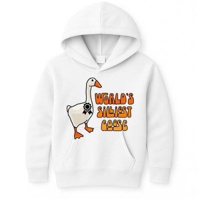 WorldS Silliest Goose Kids Hoodie