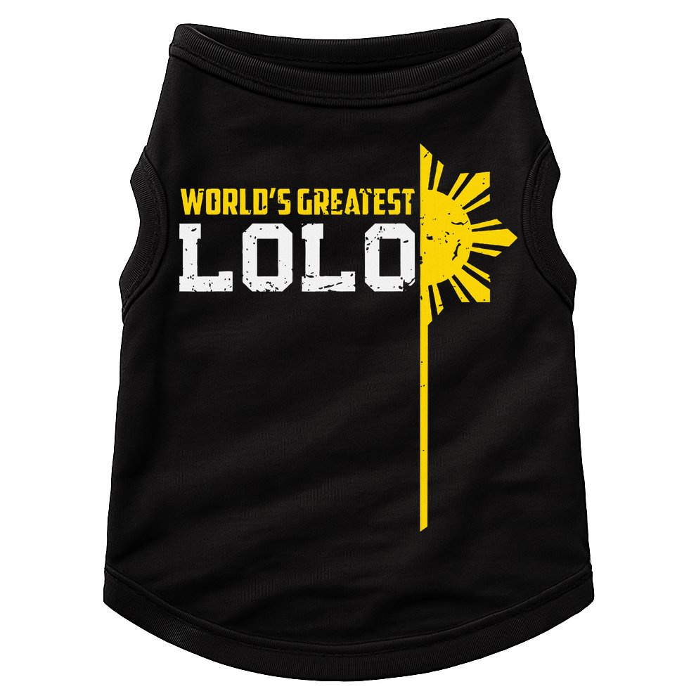 World S Greatest Lolo Filipino Grandpa Doggie Tank