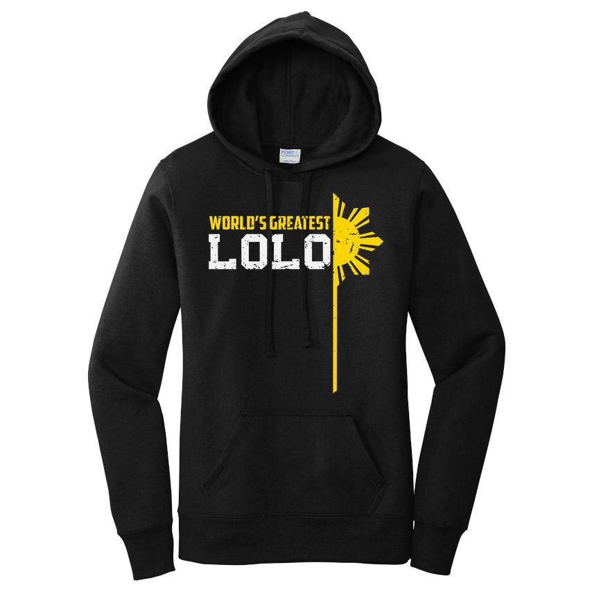 World S Greatest Lolo Filipino Grandpa Women's Pullover Hoodie