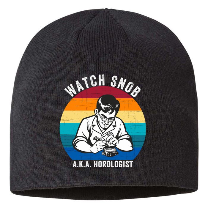 Watch Snob Horology Watch Collector Horologist Clock Lover Clockmaker Watchmaker Sustainable Beanie