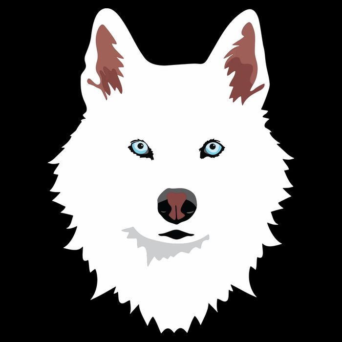 White Siberian Husky Canine White Snow Dog Cooling Performance Crew T-Shirt